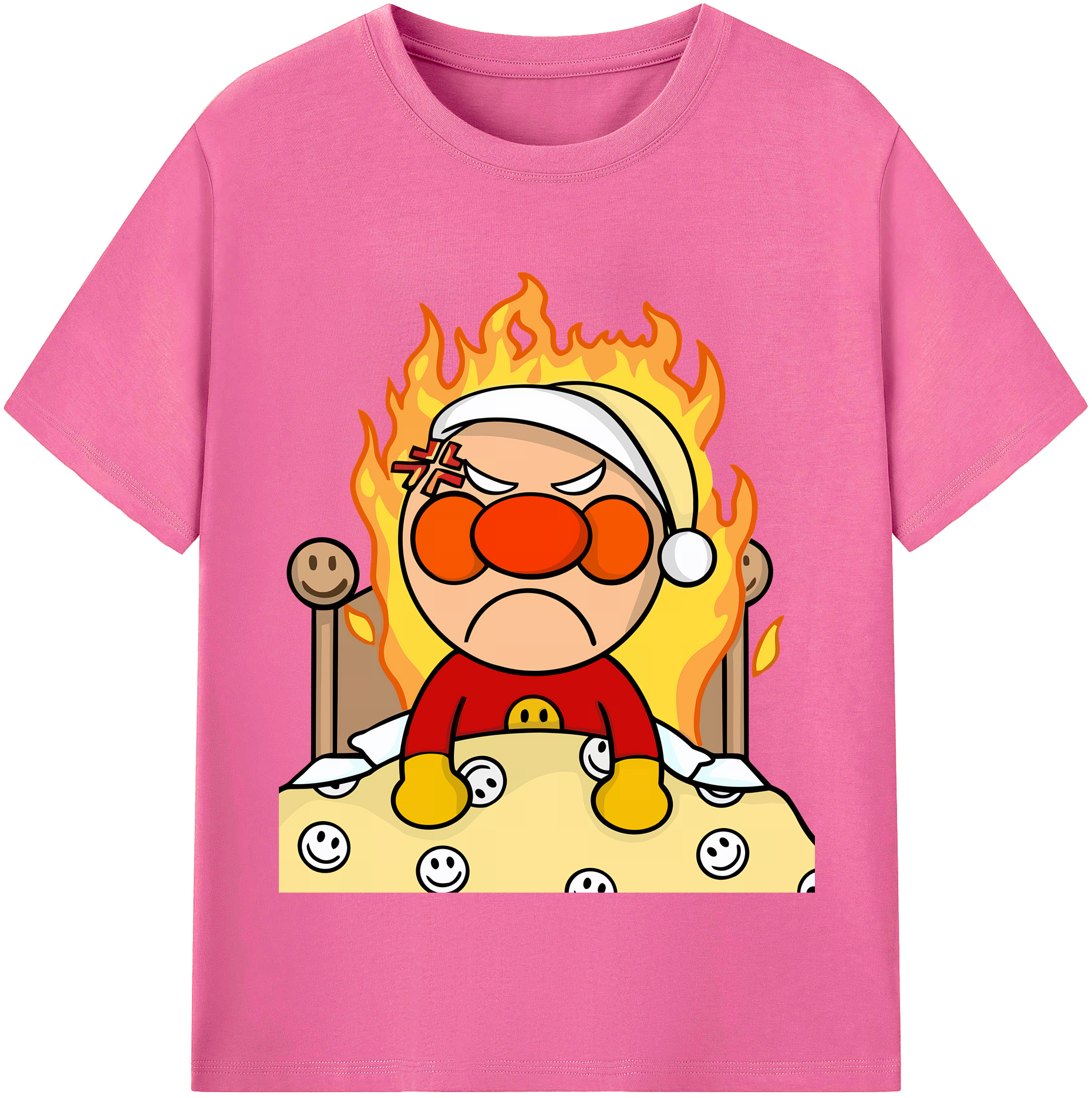 （画像用） アンパンマン Anpanman レディースカジュアルプリントTシャツ（綿100％）